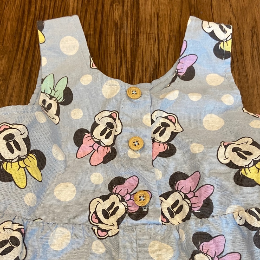 Blue Minnie Mouse romper - Picture 2 of 4